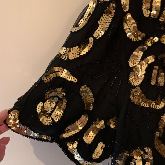 COPY - Vintage Beaded Evening Blouse - Picture 2 of 4